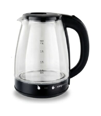 Pava Eléctrica Kanji 1.8L Vidrio Corte Mate 1800W