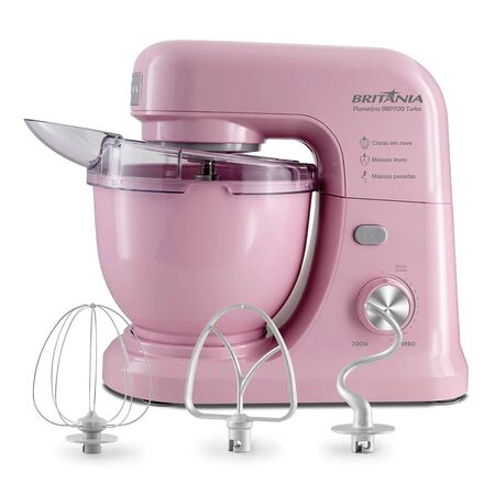 Batidora Planetaria Britania Bbpv  Rosa  Lts w