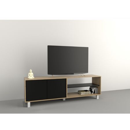 Mesa De Tv-Lcd-Led 75" Tables Cod: 4100 Olmo Finlandes-Negro