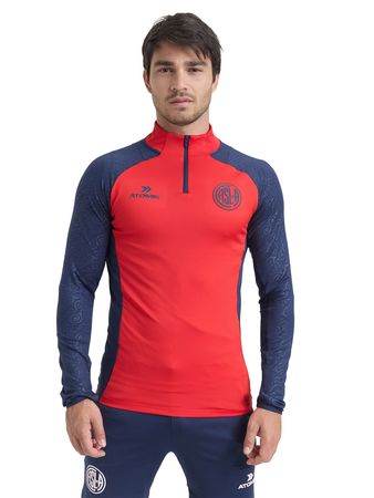 Buzo Atomik San Lorenzo Training 2026 Hombre Fútbol Rojo