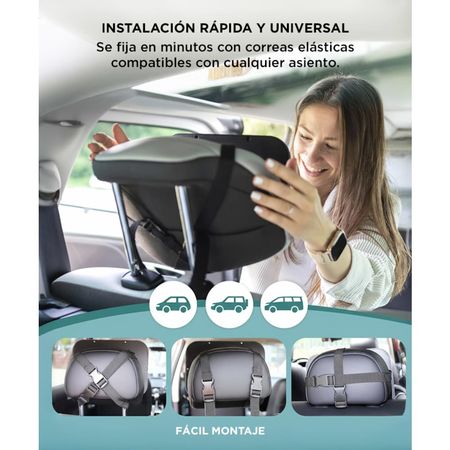 Espejo Retrovisor Auto Bebe Gadnic Con Agarre Ajustable
