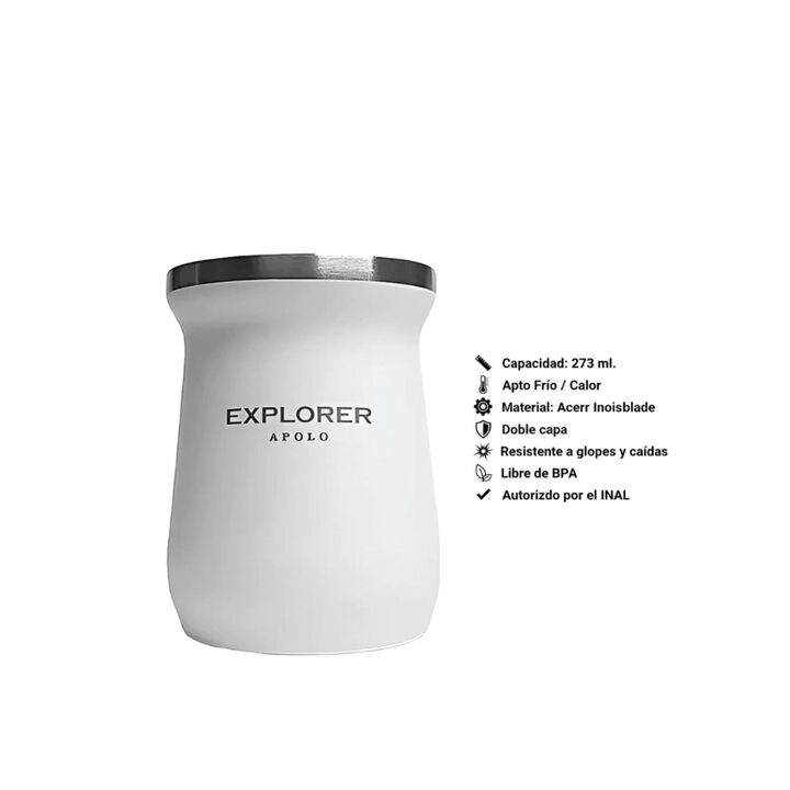 MATE EXPLORER T5 273ML (C:BLANCO) - Vista 2
