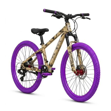 Bicicleta Stunt Zoom Sugar Talle Único R26 8V Disco Mec