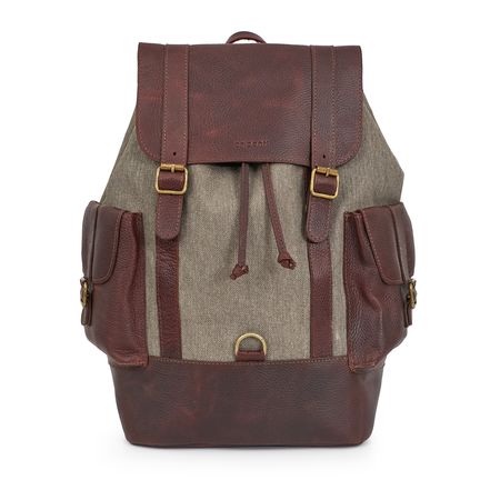 MOCHILA SUTERA MARRON