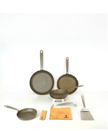 Set de Sartenes Curadas Kankay Antiadherentes