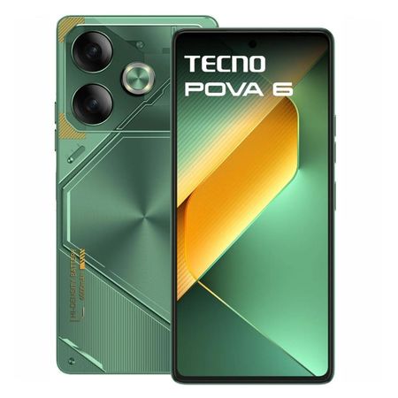 CELULAR TECNO LI7 POVA 6 GAMER 8 GB RAM 256 GB MEMORIA NFC LIBERADO VERDE