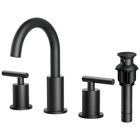 Griferia de Baño y Cocina Negro Mate Rieti Doble Comando