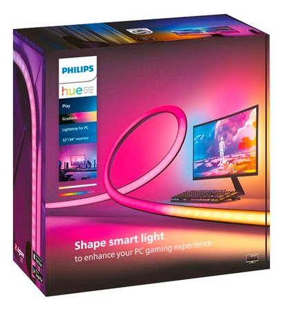 Tira Led Philips Hue Play Gradient para PC 32" y 34"