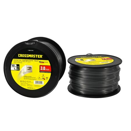 Tanza Dual Alma de Nylon Cuadrada Crossmaster 3,0mm x 1Kg