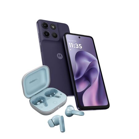 Combo Moto G17 256GB 4GB RAM Evening Blue + Moto Buds Guitar Illusion Blue