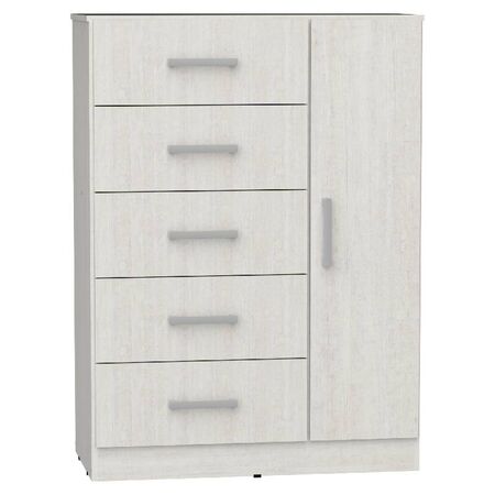 CHIFONIER NORDICA ORLANDI VE 3414 BAHIA - VENECIA, 5 CAJONES, 1 PUERTA