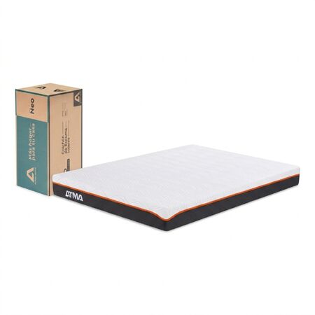 Colchón De Espuma En Caja Atma Neo 2 Plazas 140x190x18cm Alta Densidad Memory Foam COLNEO-ESP140X190