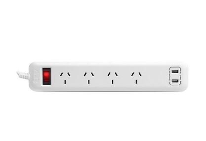 Prolongador 4 + 2 Usb Plg002 Trv