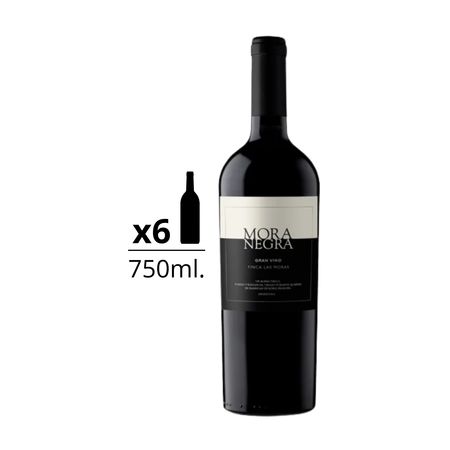 Vino Tinto Mora Negra Blend Caja x 6