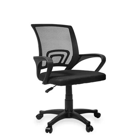 Sillon De Oficina Gales Mesh Base Negra 21507 Utile Ut-1087 Negro