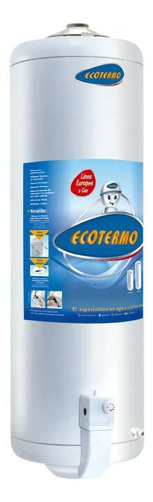 Termotanque Gas Natural 120l Ecotermo Europeo Conexión Superior - Vista 4