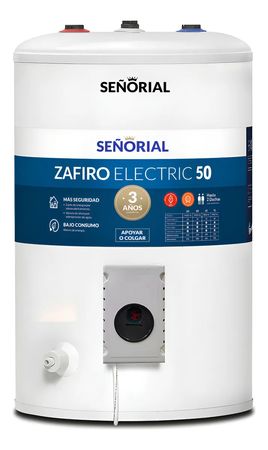 Termotanque a Gas Senorial Tesz65 50lts Colgar y Pie Conexion Superior e Inferior
