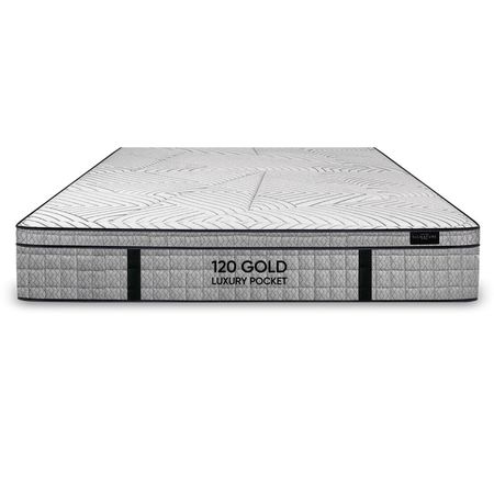 Colchón Resortes Super Queen King Koil Luxury Pocket 160x190x30 130kg
