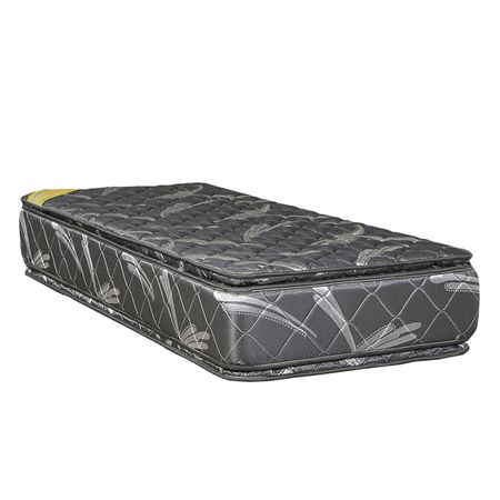 Colchon Maxiking Brisas 1 Plaza 80x190x30cm Espuma de Alta Densidad Doble Pillow de Jackard