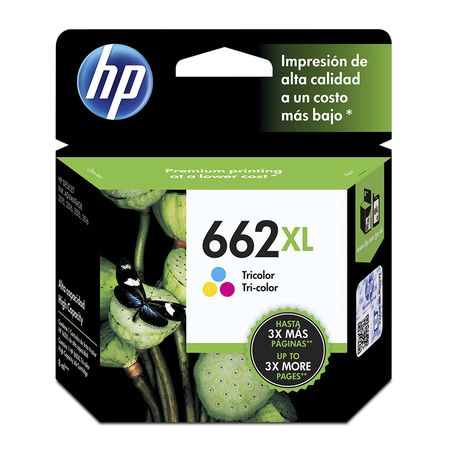 Cartucho de Tinta HP 662XL CZ106AL TRICOLOR original 2515