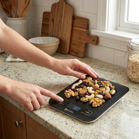 BALANZA DE COCINA DIGITAL BYNOX NEGRA HASTA 3KG CI-BLZCNP-NE