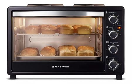 Horno Eléctrico Convección Doble Anafe Ken Brown -  43 Litros - 1600w