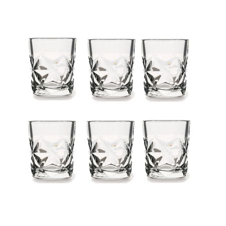 Set X 6 Vaso Vidrio Shot Tequila Licor 60 ml Pasabahce Estrella