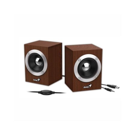 Parlante Genius SP-HF280 6W USB WOOD