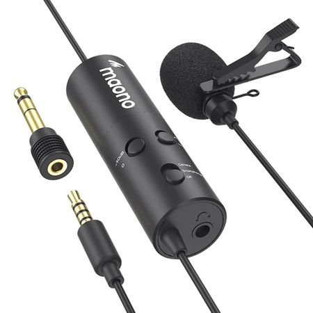 Maono AU-103. Micrófono lavalier condenser para smartphone y cámara