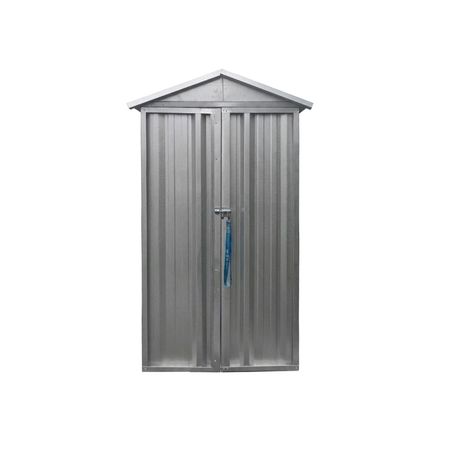Deposito Armario Caseta Cobertizo de Jardin Galva 1x1 + Piso + 1 estante DON ACERO
