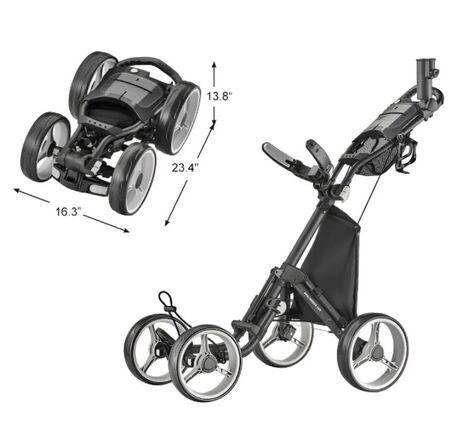 Carro Manual Golf Caddytek Explorer 4 Ruedas