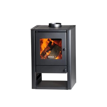 Calefactor A Leña Bosca Gold 380 Charcoal 180 Mt2