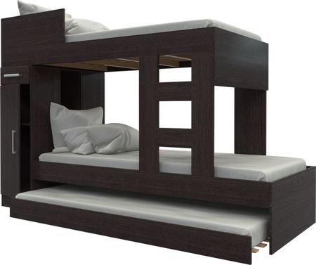 Cucheta Triple Muebles Orlandi 600 3C 1P 1C Wengue