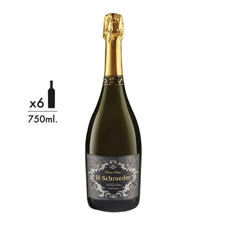Espumante H Schroeder Extra Brut Caja x 6