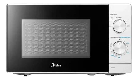 Microondas Midea 20 Lts Mecanico Blanco