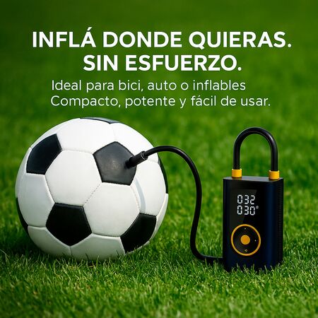 Inflador Compresor de Aire PowerBank Portatil Compacto Airbender