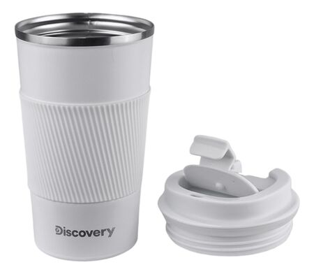 Vasos Térmicos Cafe Té Doble Acero Inoxidable Frio Calor Color Blanco 510 ML