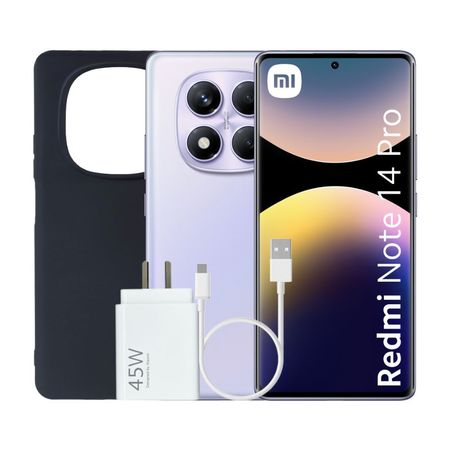 Celular Xiaomi Redmi Note 14 Pro 256GB Aurora Purple