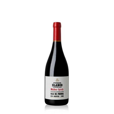 Vino Tinto Fuego Blanco Red Blend Malbec-Syrah 750 ml