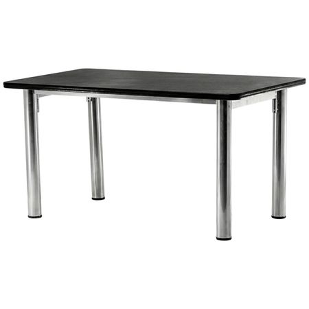 Mesa Directorio Muebles Aimaretti Platino - Tapa Wengue