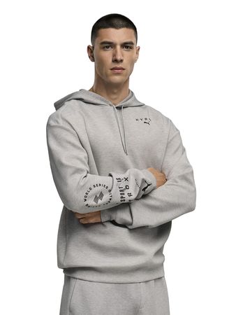 Buzo Puma X Hyrox Cloudspun Sportstyle Hombre Training Gris