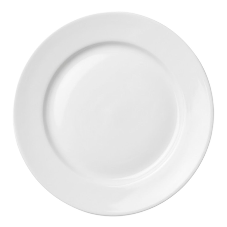 Set X6 Plato Playo 26 Cm Hotel Porcelana Germer Gastronómico Blanco Bar Hotel