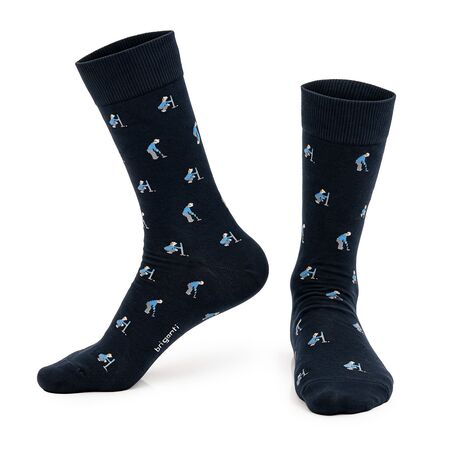 MEDIAS CROQUET AZULES