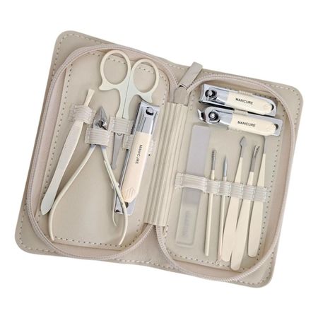 Kit De Manicura Profesional 12 En 1 Acero Inoxidable