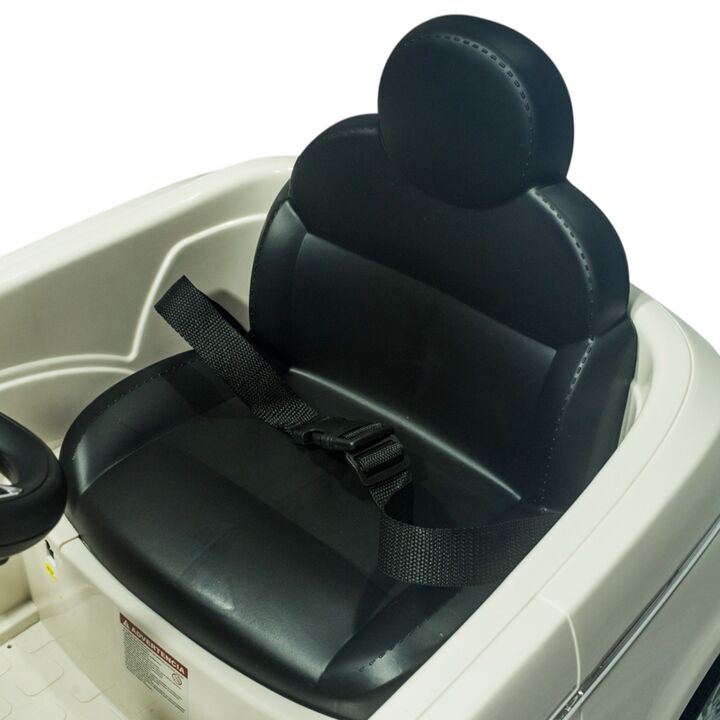 Auto a batería Fiat 500 Infanti Blanco - Vista 11