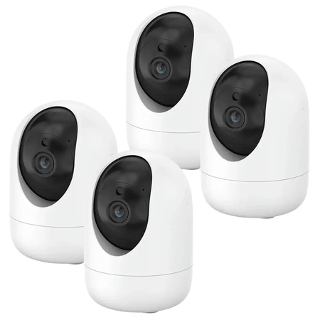 COMBO: 4 Cámaras de Seguridad Dalton Interior WiFi 3mp FHD Baby Call DA-CAM02