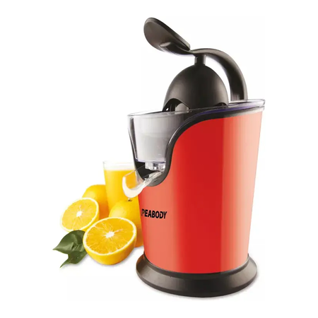 Exprimidor De Citricos Peabody PE-EC402-R Rojo