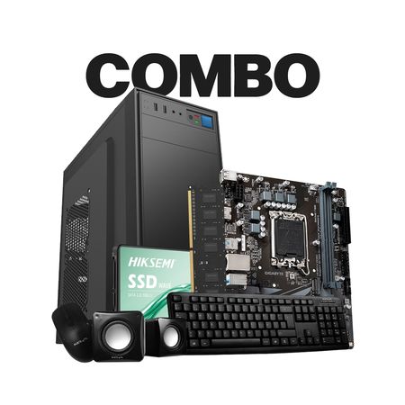 Kit Pc Kelyx 728-20 Mother Gigabyte H610 Memoria Hiksemi 8 Gb 3200 SSD Hiksemi 240 Gb