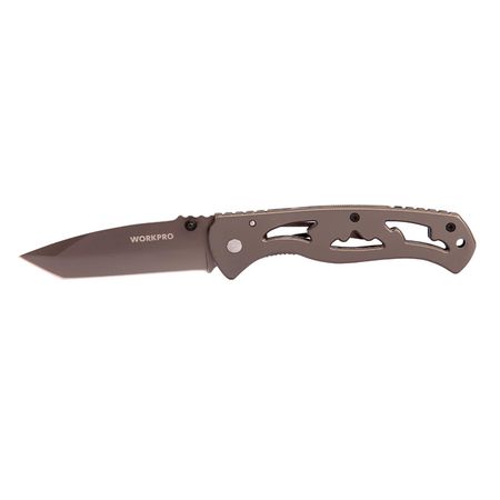 Navaja Cuchillo Plegable 3,5 Acero Inox. Pesca Caza Workpro