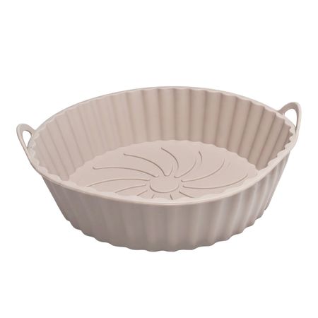 Molde Redondo De Silicona Para Freidora De Aire - Cool Bazar